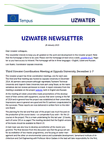 Uzwater Newsletter January 2015 (in English)