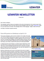 Uzwater Newsletter May 2015 (in English)